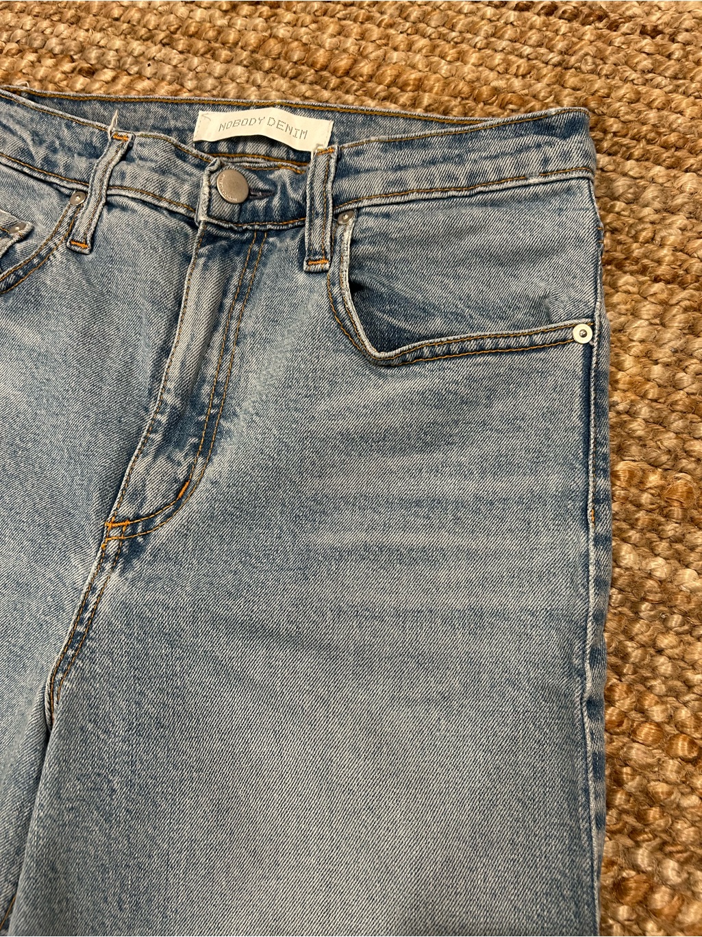 Nobody Denim Light Blue High Rise Wide-Leg Jeans — image 2 of 6